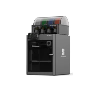 Bambu Lab X1E - закрытый FDM 3D-принтер с AMS, вид 3/4