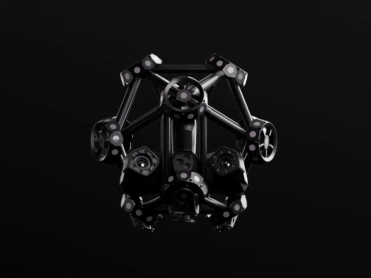 Отслеживание трекером - Creaform MetraSCAN BLACK+ Elite