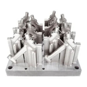 Eplus3D GH3536 - порошок никелевого сплава, детали на опорной плите