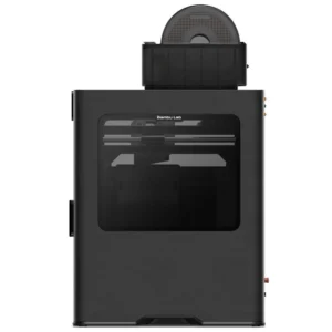 3D-принтер Bambu Lab H2D Pro Combo - вид с другого бока, большое окно на стенке