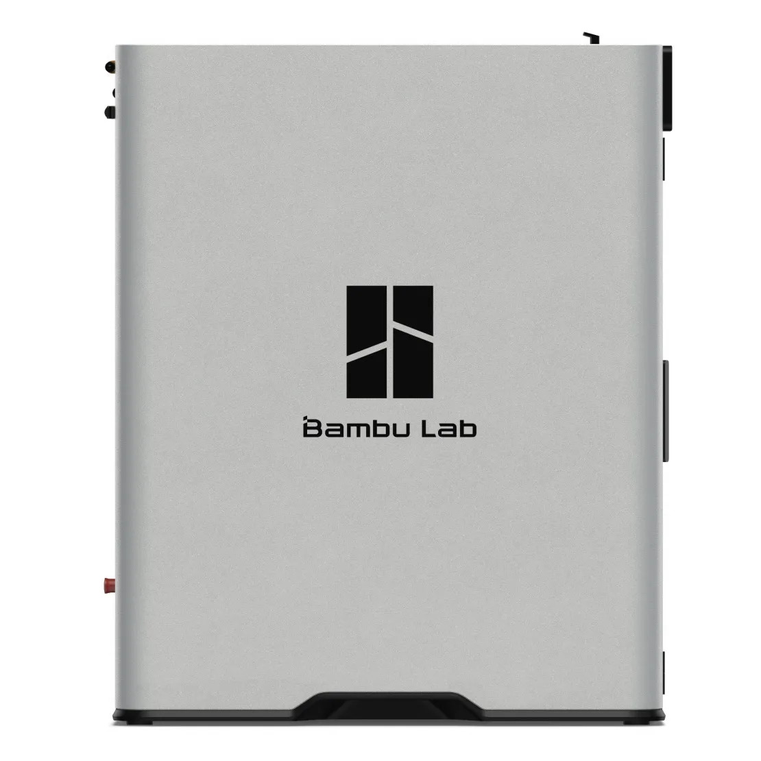 3D-принтер Bambu Lab H2S - вид сбоку, серая панель с логотипом