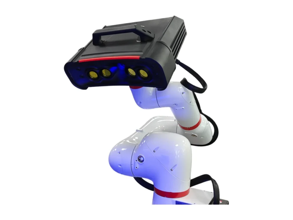 Работа на роботе и коботе - RangeVision Proton