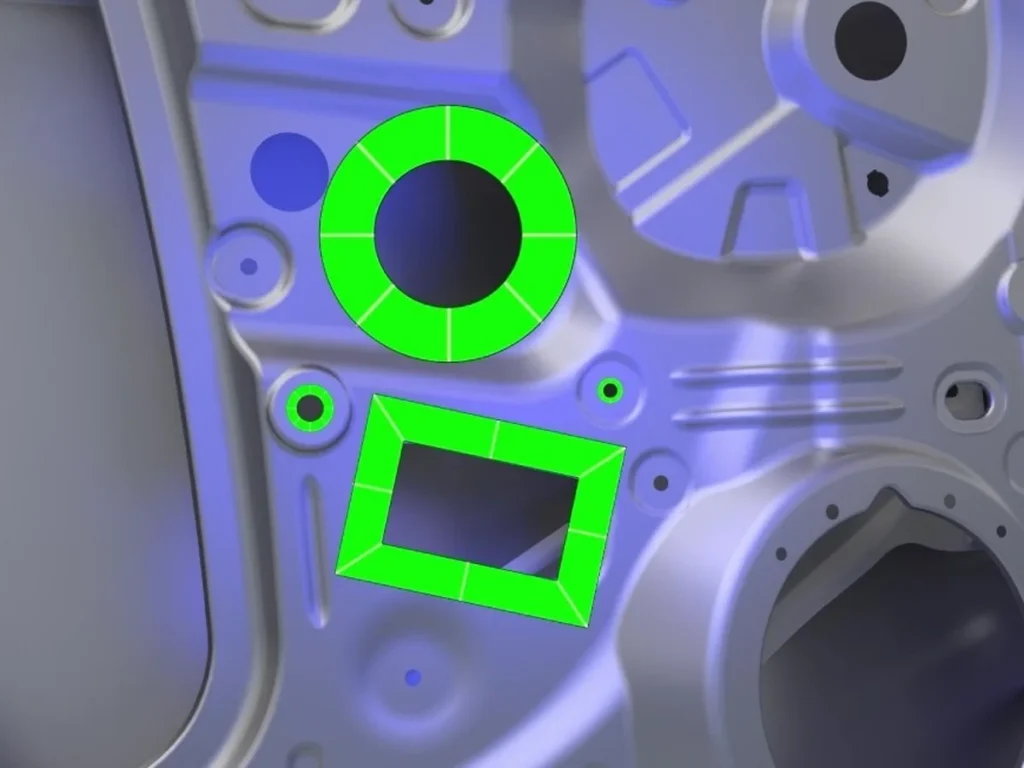 Отверстия и кромки - Scantech TrackScan Sharp-E