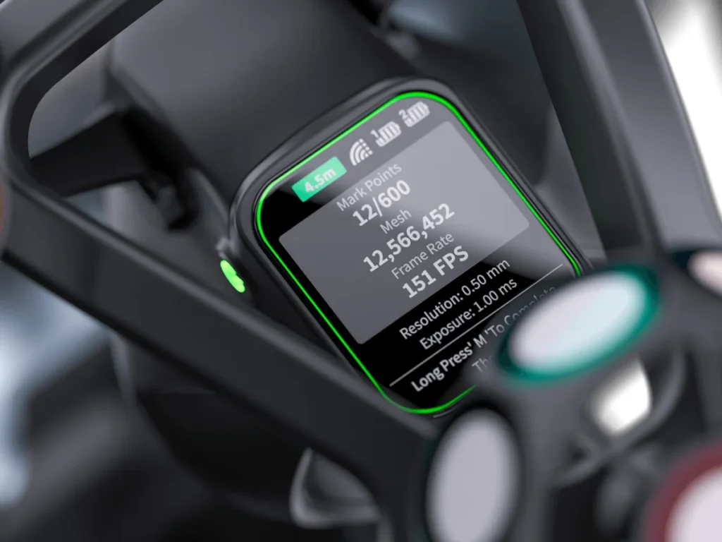 Экраны на трекере и сканере - Scantech TrackScan Sharp-Z