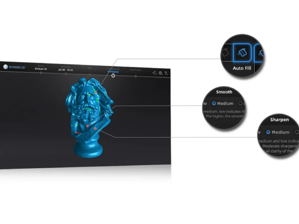 Обработка в EXScan S - Shining 3D EinScan SE V2