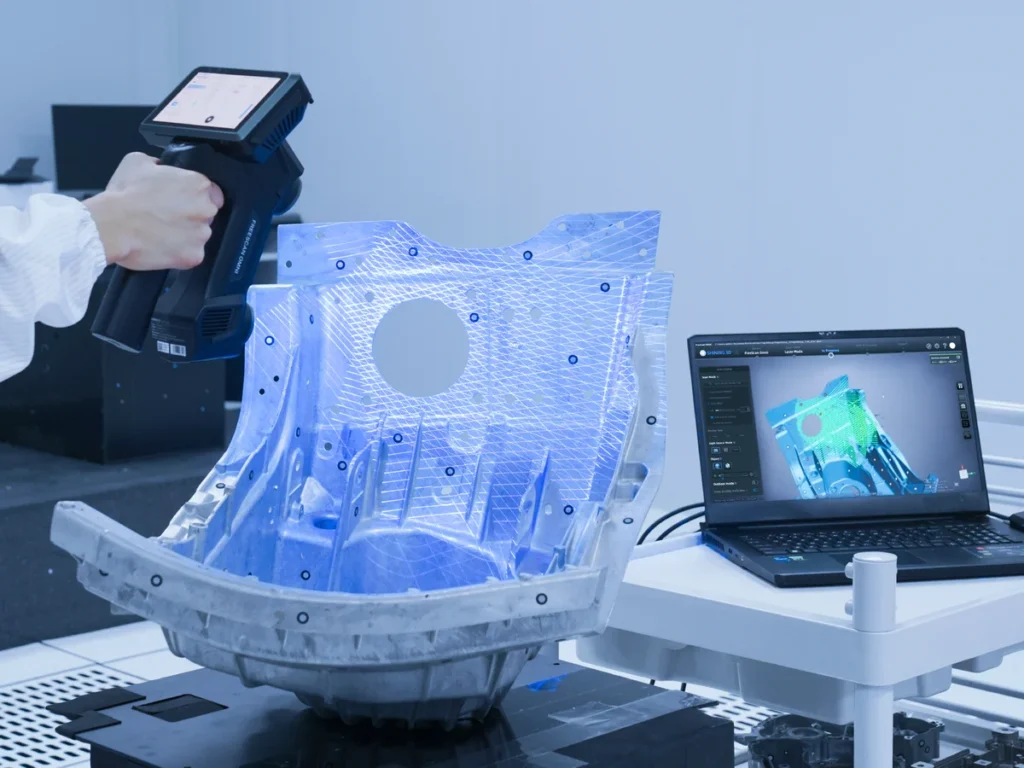 Контроль в цеху - Shining 3D FreeScan Omni