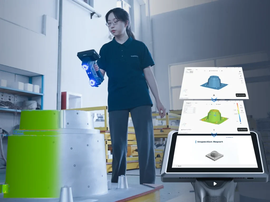 Контроль первой детали - Shining 3D FreeScan Omni