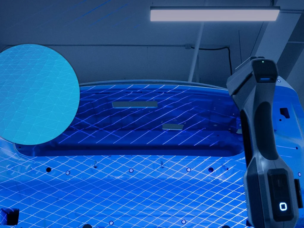 Синий лазер на сложных поверхностях - Shining 3D FreeScan UE Nova