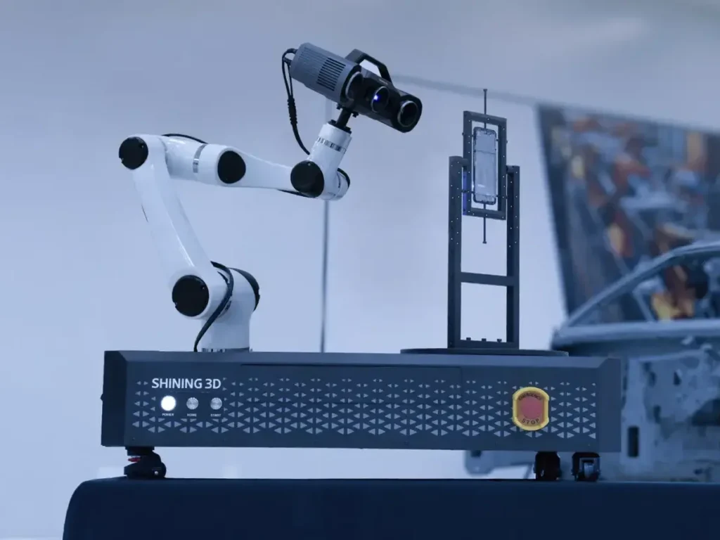 Автоматический контроль с роботом - Shining 3D OptimScan Q12
