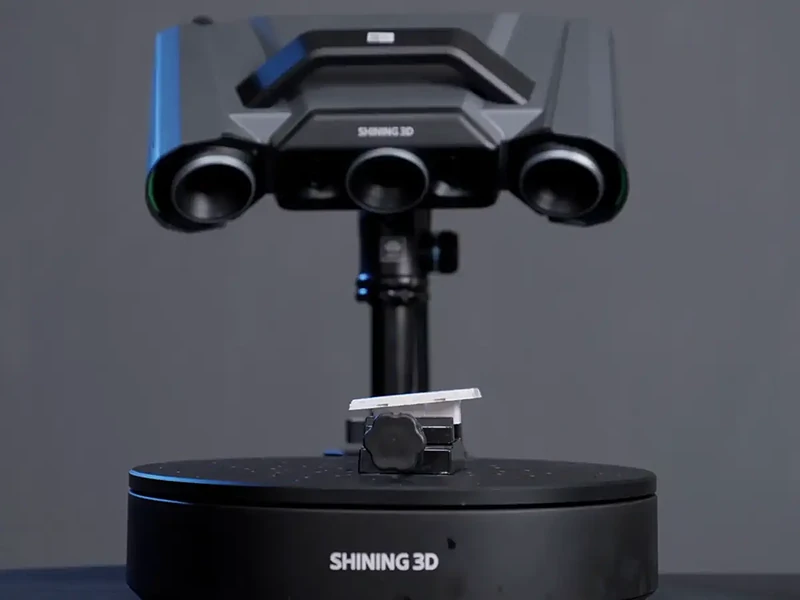Съёмка на поворотном столе - Shining 3D OptimScan Q12