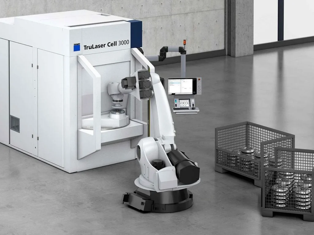Загрузка роботом - TRUMPF TruLaser Cell 3000